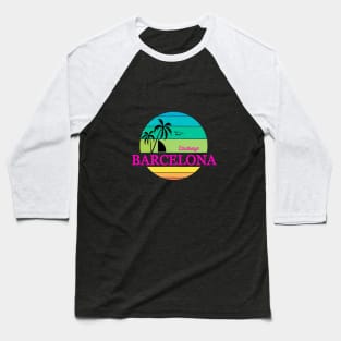 Barcelona Spain Baseball T-Shirt